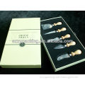 cheese tools paper packaging with velvet blister